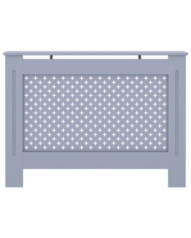 Cache-radiateur Anthracite 112x19x81 cm MDF