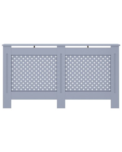 Cache-radiateur Anthracite 152x19x81 cm MDF