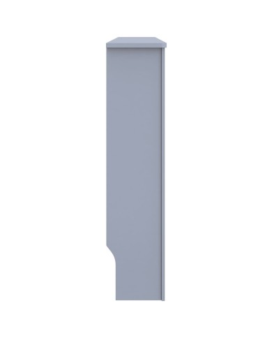Cache-radiateur Anthracite 152x19x81 cm MDF