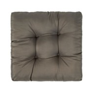 Coussin de palette Gris 58 x 58 x 10 cm Polyester 