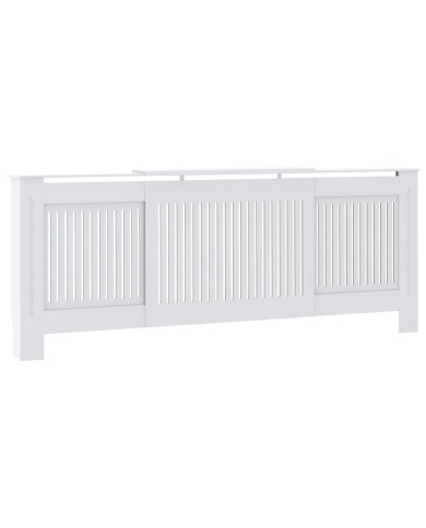 Cache-radiateur MDF Blanc 205 cm