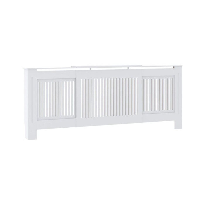 Cache-radiateur MDF Blanc 205 cm
