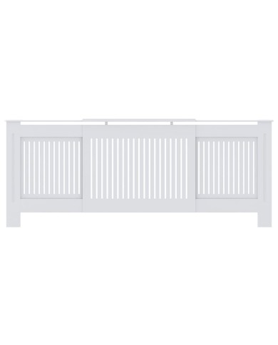 Cache-radiateur MDF Blanc 205 cm