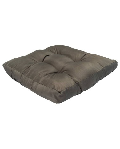 Coussin de palette Gris 58 x 58 x 10 cm Polyester 