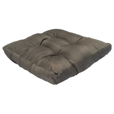 Coussin de palette Gris 58 x 58 x 10 cm Polyester 