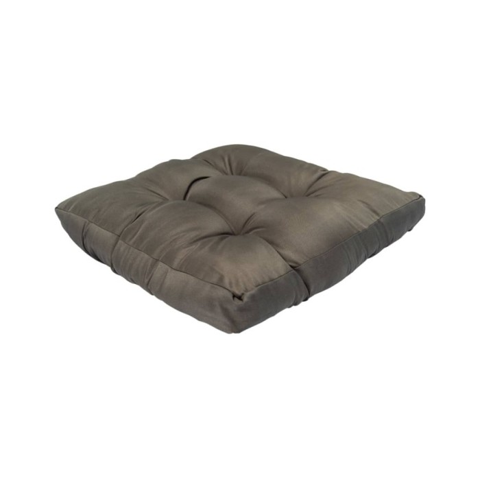 Coussin de palette Gris 58 x 58 x 10 cm Polyester 