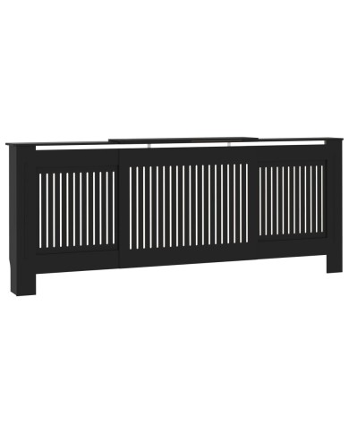 Cache-radiateur MDF Noir 205 cm