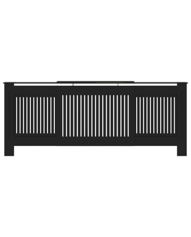 Cache-radiateur MDF Noir 205 cm