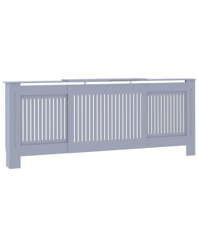 Cache-radiateur MDF Gris 205 cm