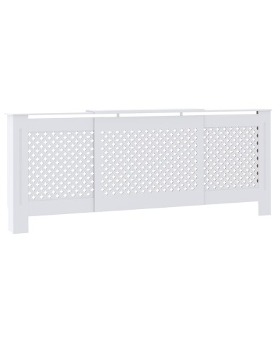 Cache-radiateur MDF Blanc 205 cm