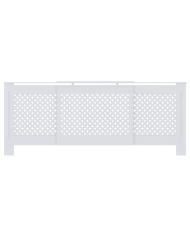 Cache-radiateur MDF Blanc 205 cm