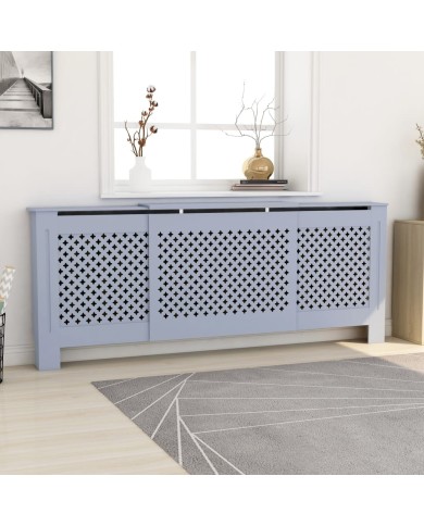 Cache-radiateur MDF Gris 205 cm