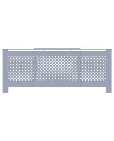Cache-radiateur MDF Gris 205 cm