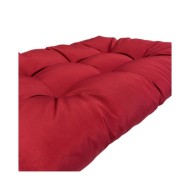 Coussins de palette 3 pcs Rouge Polyester 