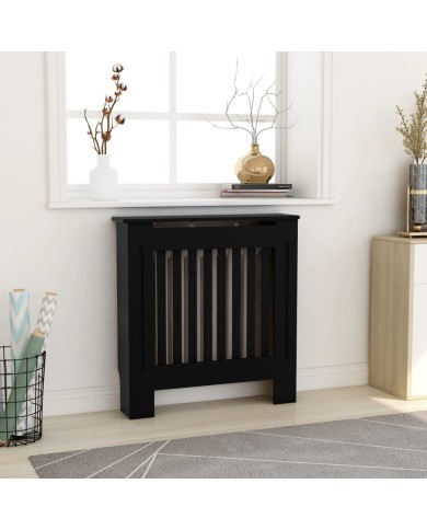 Cache-radiateur MDF Noir 78 cm