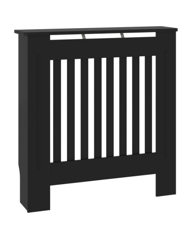 Cache-radiateur MDF Noir 78 cm
