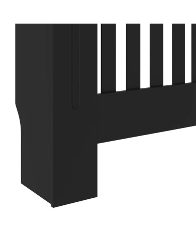 Cache-radiateur MDF Noir 78 cm