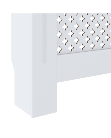 Cache-radiateur MDF Blanc 78 cm