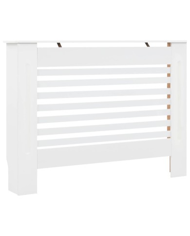 Cache-radiateurs 2 pcs Blanc 112x19x81,5 cm MDF