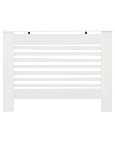 Cache-radiateurs 2 pcs Blanc 112x19x81,5 cm MDF