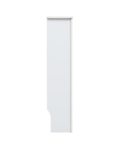 Cache-radiateurs 2 pcs Blanc 112x19x81,5 cm MDF