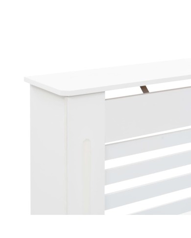 Cache-radiateurs 2 pcs Blanc 112x19x81,5 cm MDF