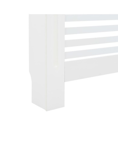 Cache-radiateurs 2 pcs Blanc 112x19x81,5 cm MDF