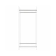 Portant de bois chauffage Transparent 40x35x100 cm Verre trempé 