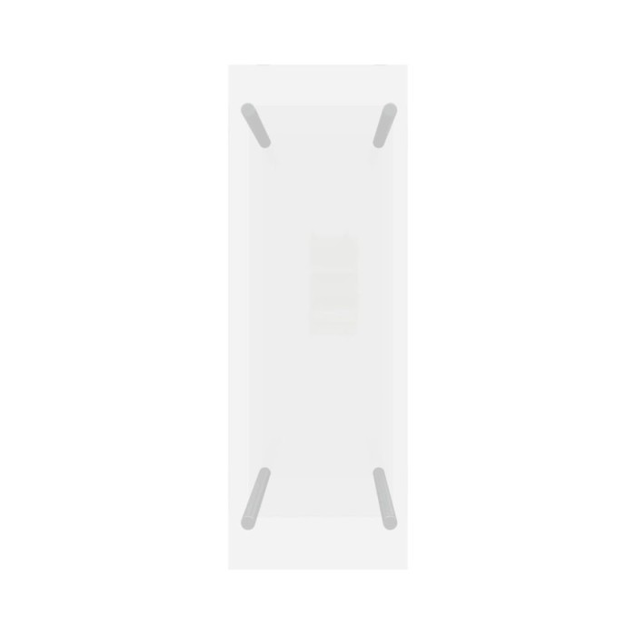 Portant de bois chauffage Transparent 40x35x100 cm Verre trempé 