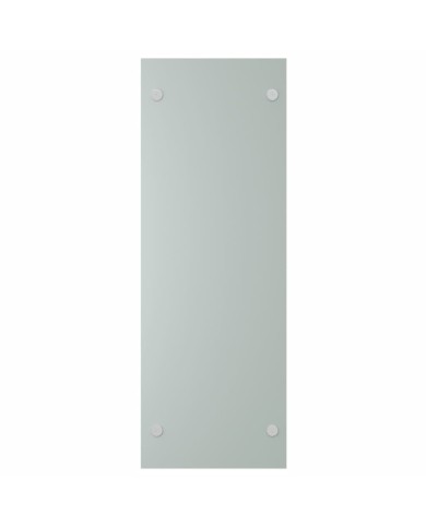Portant de bois de chauffage Blanc 40x35x100 cm Verre trempé