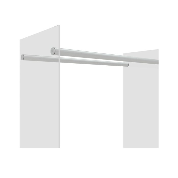 Portant de bois chauffage Transparent 80x35x100 cm Verre trempé