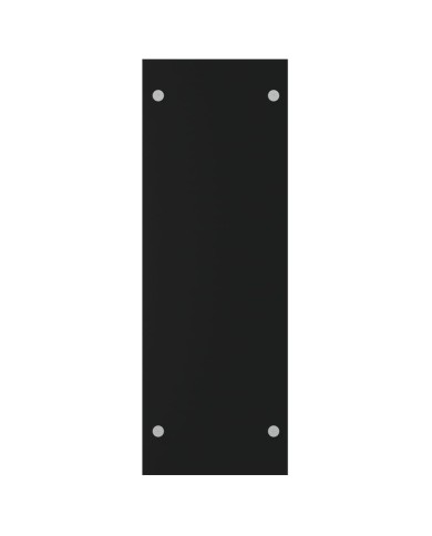 Portant de bois de chauffage Noir 80x35x100 cm Verre trempé