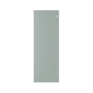 Portant de bois de chauffage Blanc 80x35x100 cm Verre trempé