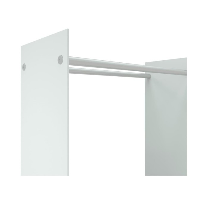 Portant de bois de chauffage Blanc 80x35x100 cm Verre trempé