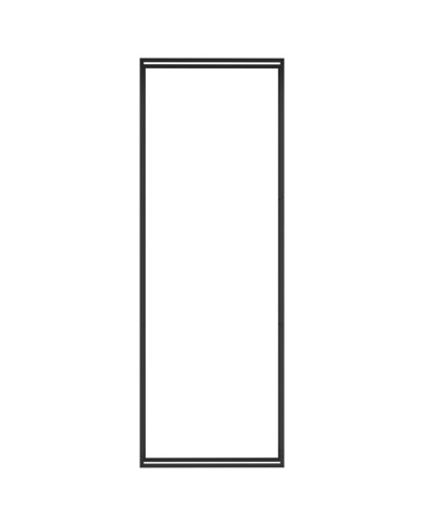 Portant de bois de chauffage Noir mat 110x28x312 cm Acier