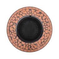 Foyer mosaïque Terre cuite 68 cm Céramique 