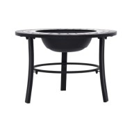 Foyer mosaïque Noir et blanc 68 cm Céramique 
