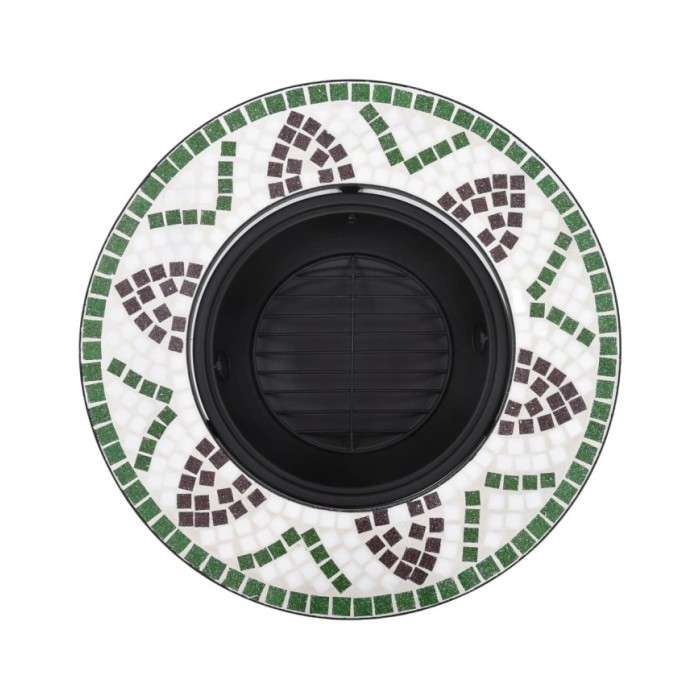 Foyer mosaïque Vert 68 cm Céramique 