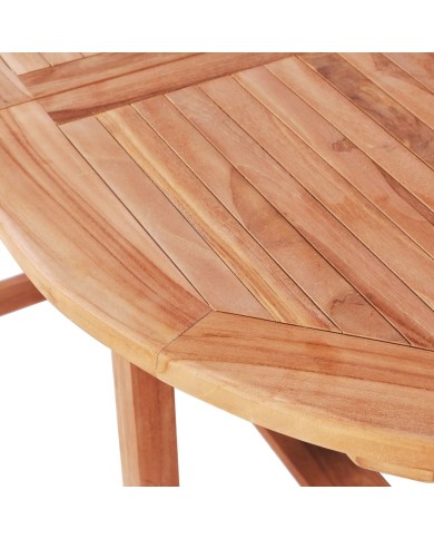 Mobilier à dîner d'extérieur 7 pcs Bois de teck solide