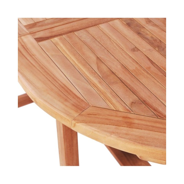 Mobilier à dîner d'extérieur 7 pcs Bois de teck solide