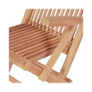 Mobilier à dîner d'extérieur 7 pcs Bois de teck solide