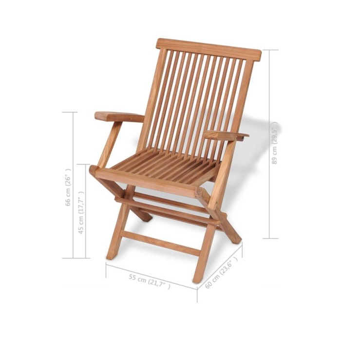 Mobilier à dîner d'extérieur 7 pcs Bois de teck solide