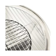 Foyer et barbecue avec tisonnier 2 en 1 56x56x49 cm Inox