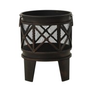 Foyer rustique avec tisonnier ?42x54 cm Acier