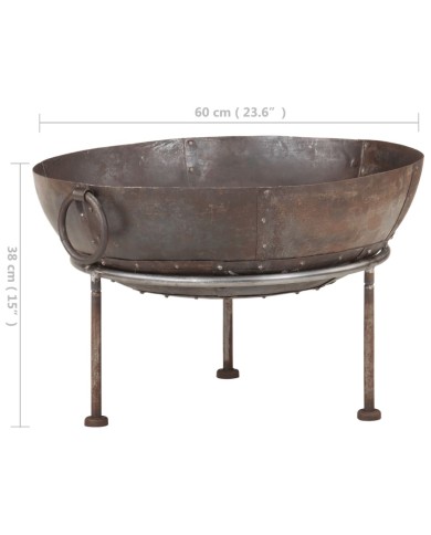 Foyer rustique Ø 60 cm Fer