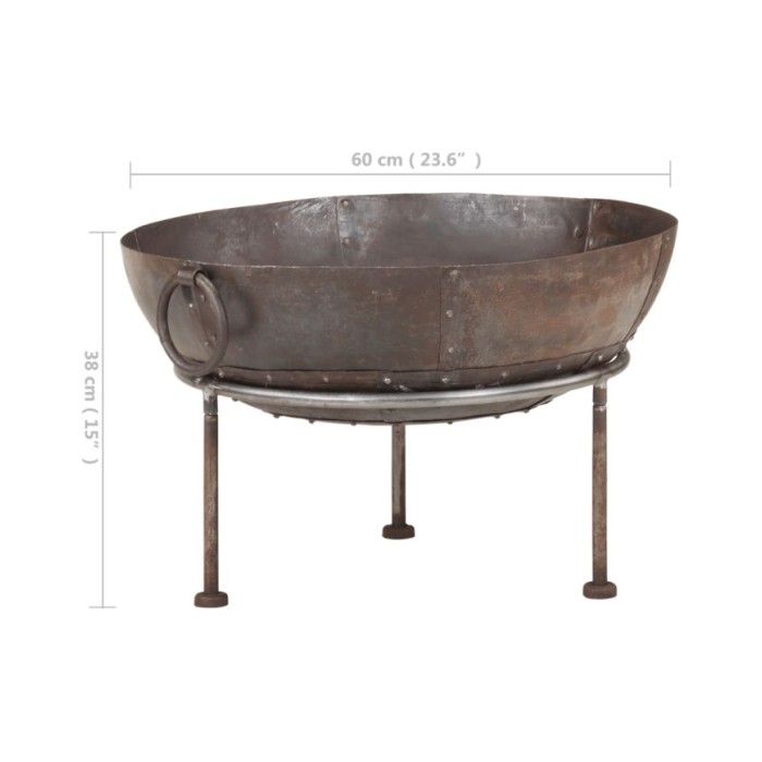 Foyer rustique Ø 60 cm Fer