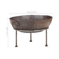 Foyer rustique Ø 60 cm Fer