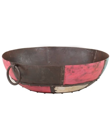 Foyer rustique coloré Ø 60 cm Fer