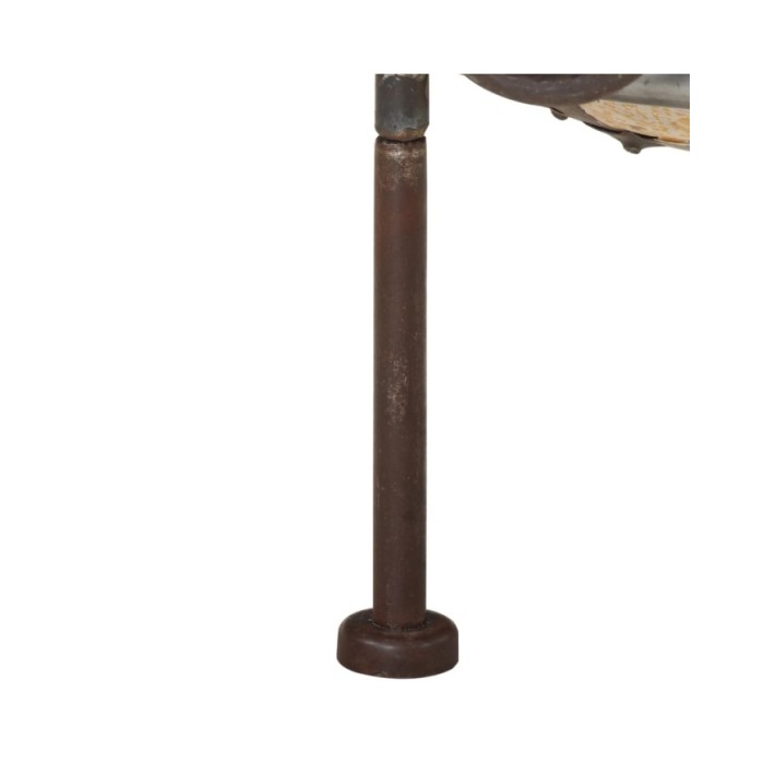 Foyer rustique coloré Ø 60 cm Fer