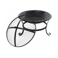 RedFire Bol à feu Atlanta Noir Acier 51 cm 85014